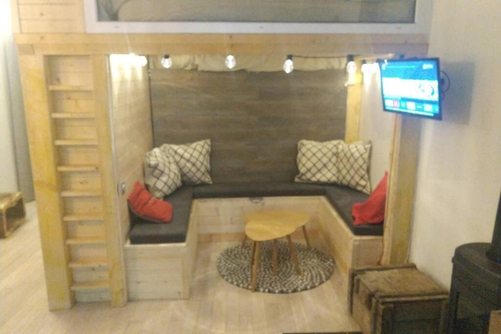 Chaleureux Petit Appartement De 4 Couchages Saint-Étienne-de-Tinée Eksteriør billede